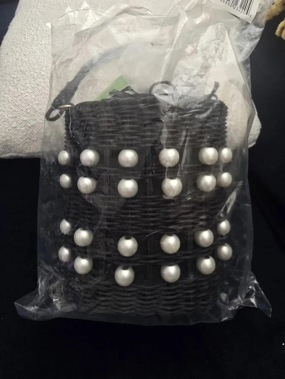 NWT! Kate Spade x Target, Black Wicker Bucket Bag
